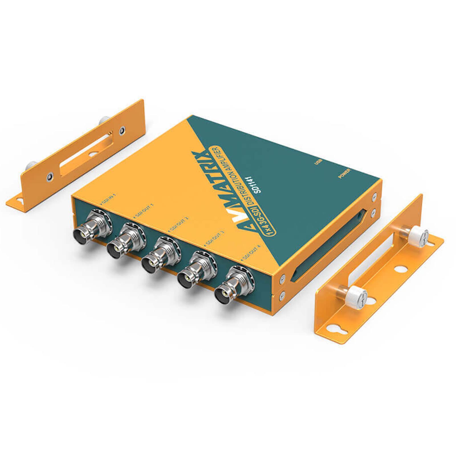 SDI Distribution Amplifier 分配器 Amazon.com: AVMATRIX SD1141 1x4 SDI Distribution Amplifier