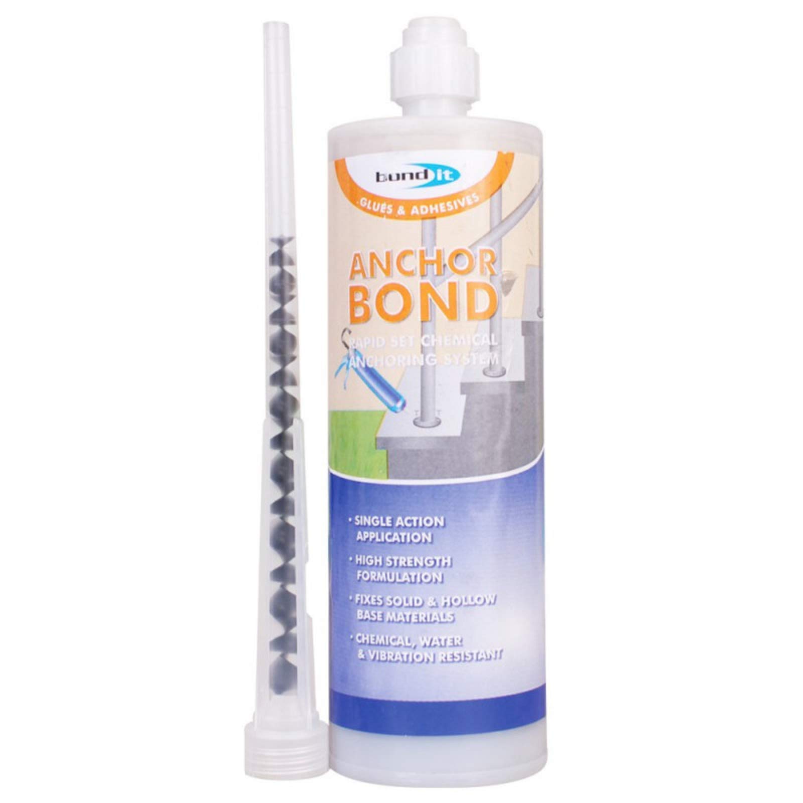 Bond It - Anchor Bond - Rapid Set Chemical anchoring System - 380ml by Bond-It - BDAB380