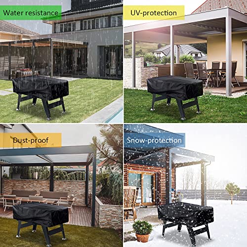 Housse de baby-foot pliable et imperméable pour protection de table rectangle