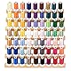 Simthread 63 Farben Polyester Maschinen Stickgarn - 500 Meter, für Babylock, Janome, Kenmore, Singer, W6 N Stickereimaschine