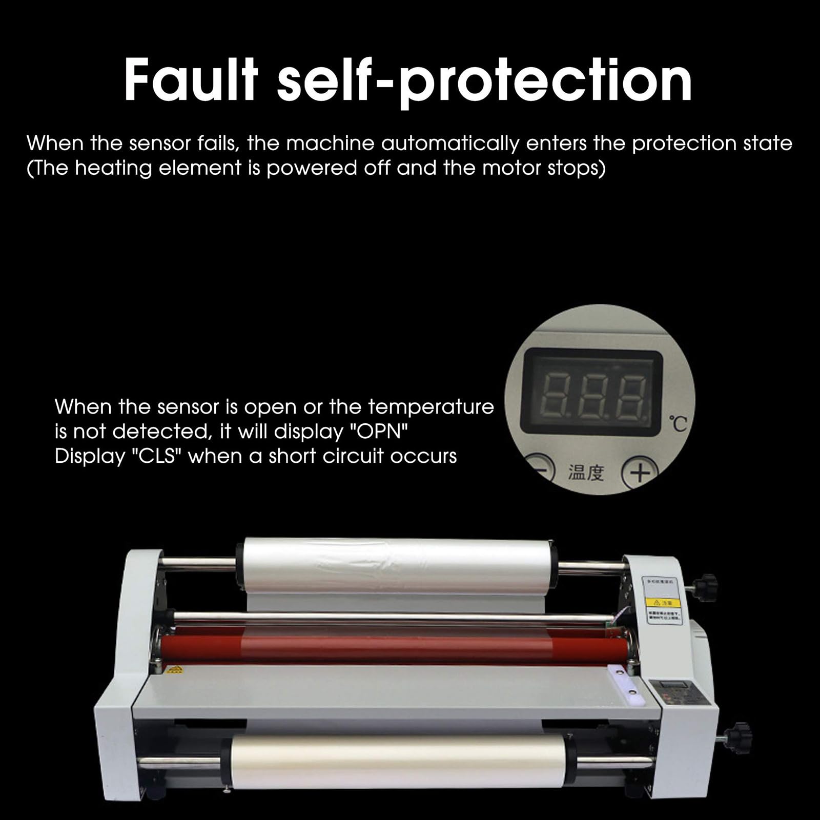 Laminator, 350 Mm, Wałek Na Gorąco I Zimno, Z Cyfrowym Panelem Sterowania, Grubość Powłoki 0,1–3 Mm, Do Użytku Szkolnego, Biurowego I Komercyjnego