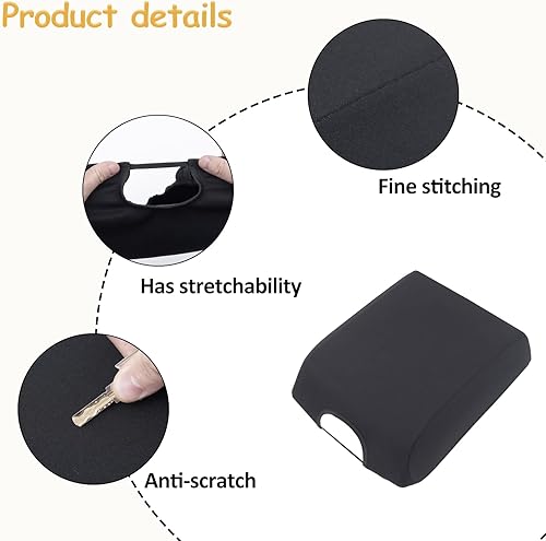 Miniatura 6 de JDMCAR Funda de consola central compatible con Ford F150 2015-2020 / 2017-2022 F250 F350 F450 y Expedition 2018-2024, funda de neopreno