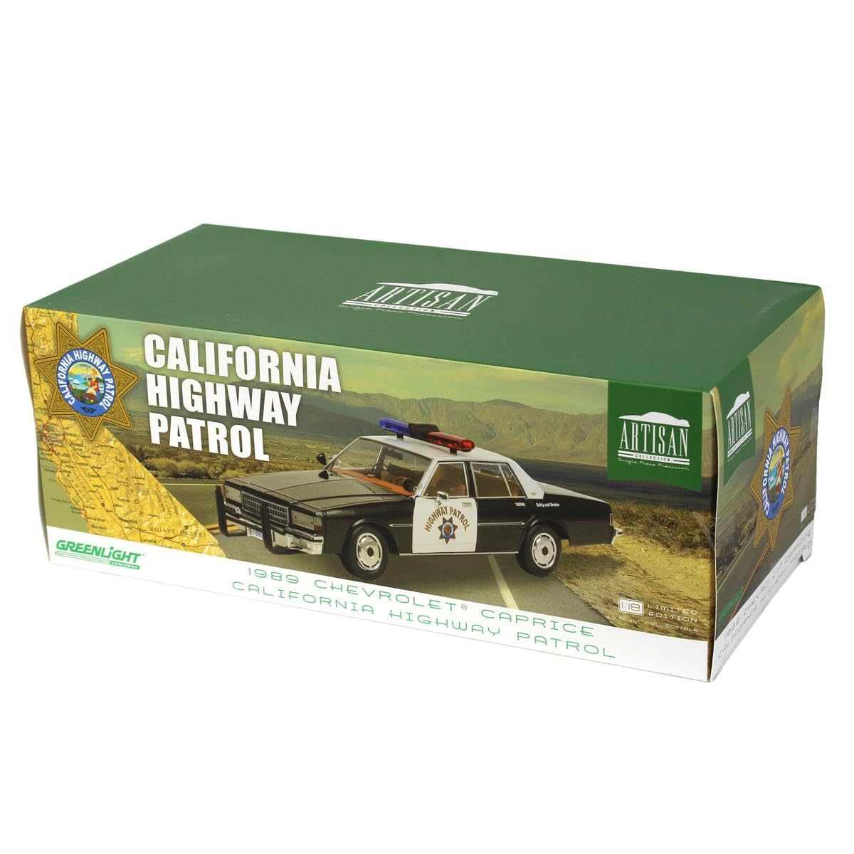Greenlight 1989 Chevrolet Caprice Police Black and White