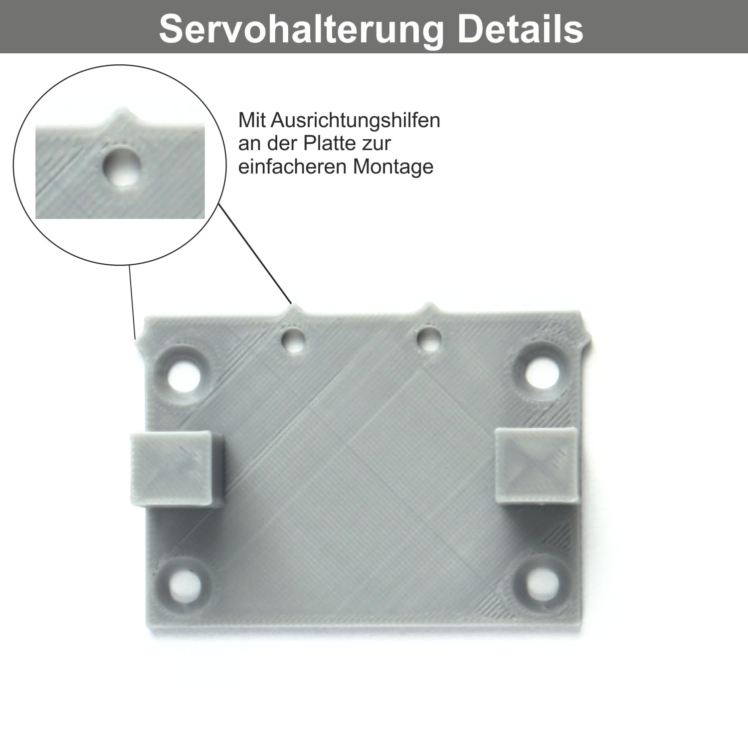 Overdrive-Racing 5X Servo Weichenantrieb - Spur 0, H0, TT, N, Z - Servoantrieb Unterflur - SG90