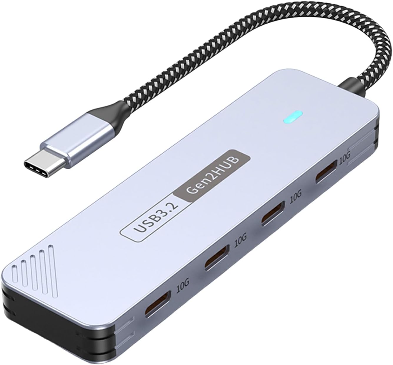 Trans Computer Kit Multi Function USB C Hub 4 Port Splitter 10GBPS Transmission Laptop ...