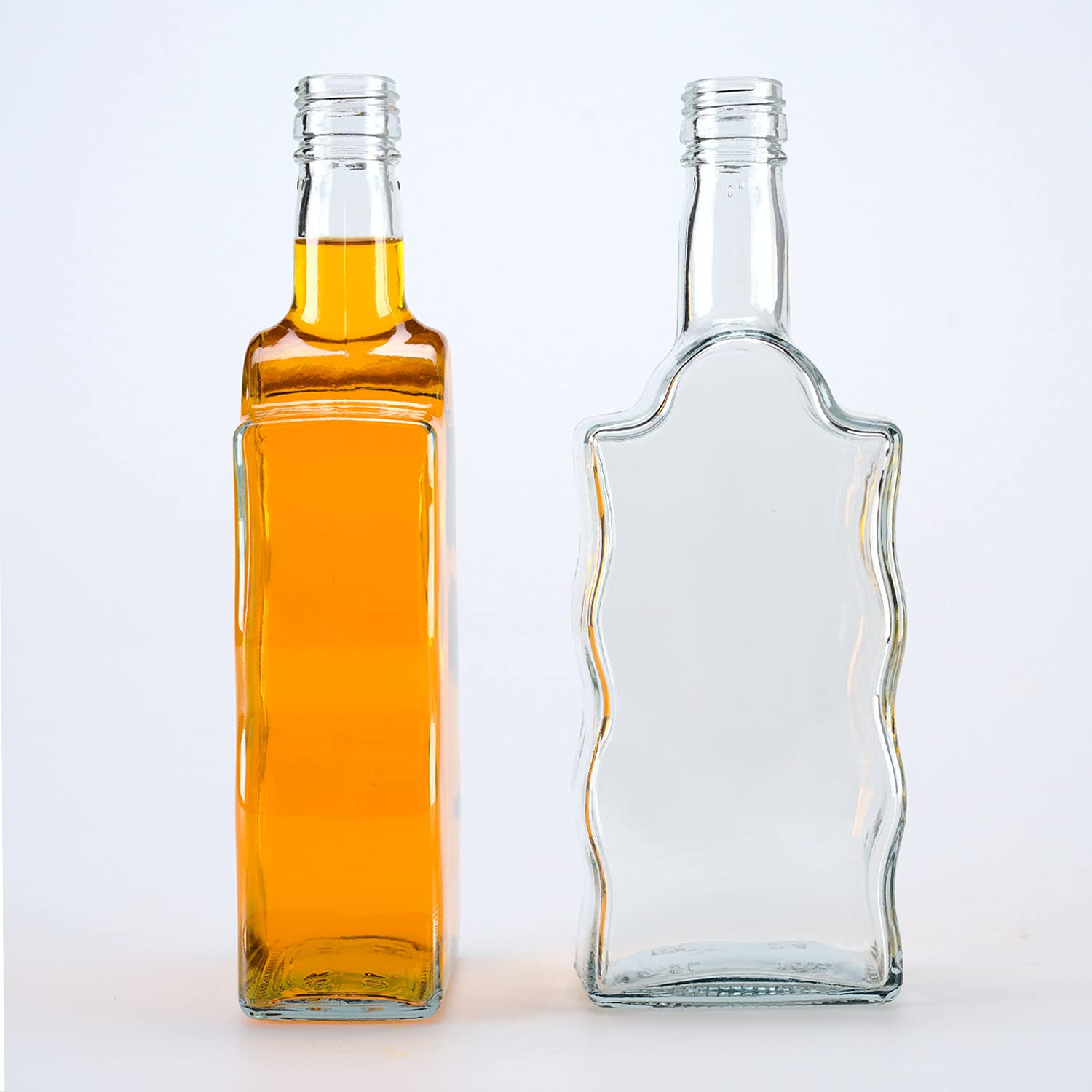 24 puste małe butelki szklane Wart z zakrętką Golden 250 ml do samodzielnego napełniania, jako butelki na sok, syrop, butelki na likier, 0,25 l z zamknięciem (24 x 250 ml)