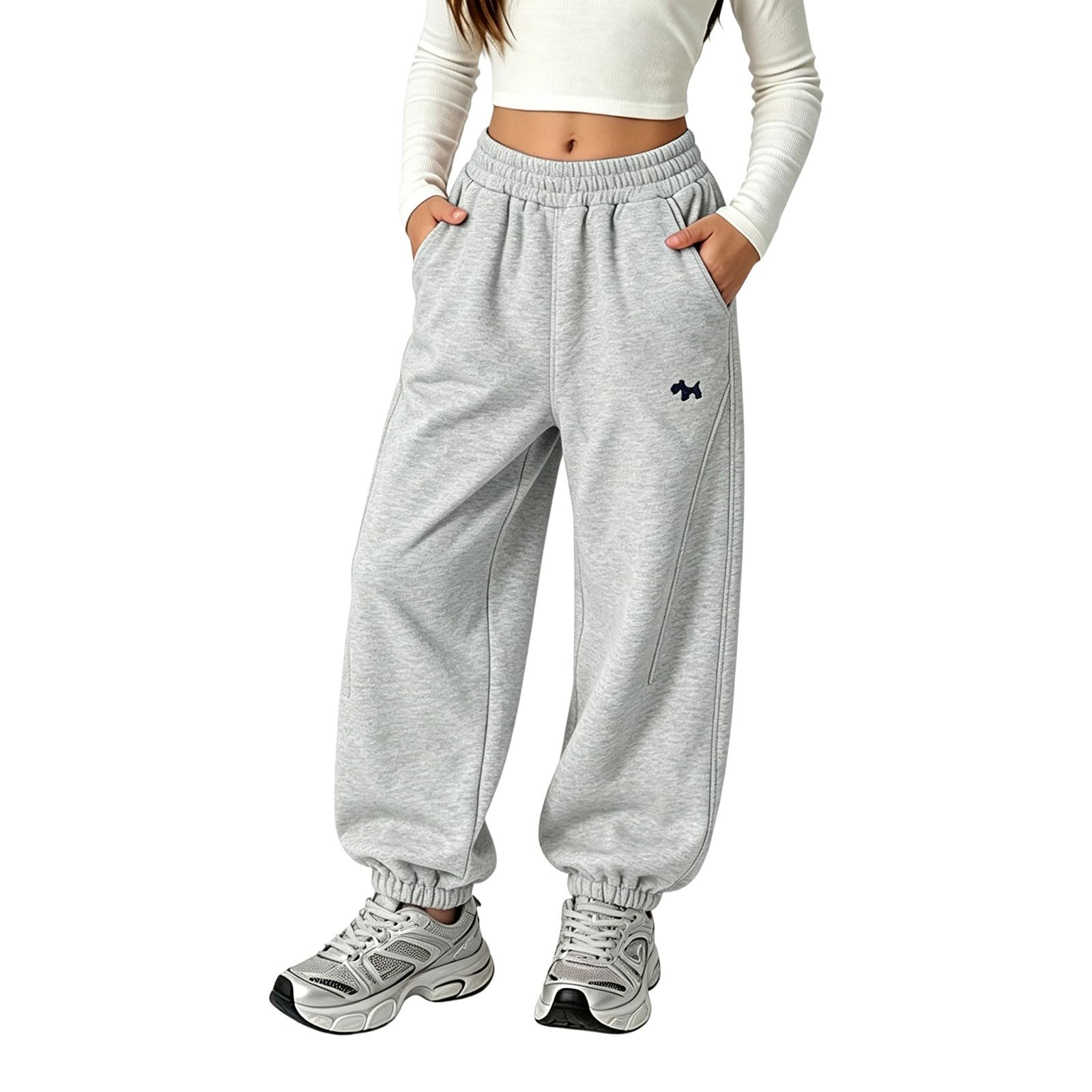Lässige Kinder-Jogginghose für Mädchen, Schule, Sporthose