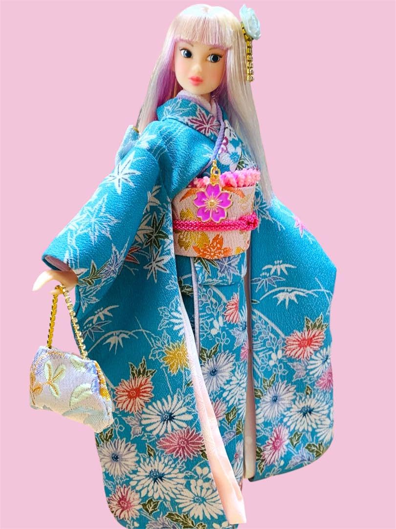 Amazon.co.jp: モモコドール着物 ジェニー着物 27㎝ドール着物