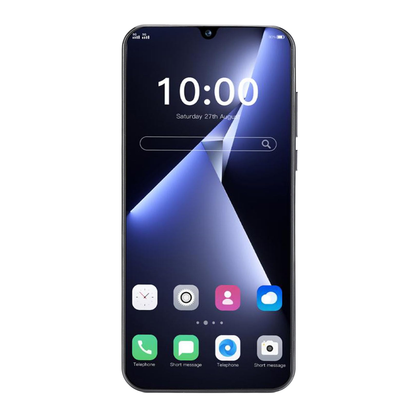 Sxhlseller Smartphone HD Ultrasottile da 6,49 Pollici, 6 GB di RAM, 64 GB di ROM, Telefono Cellulare Dual Standby per gli Utenti (SILVER)