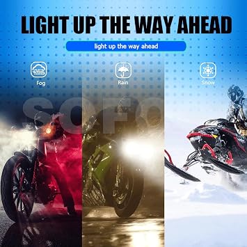 SOFOC P36S LED Bulb White G40 6V-30V for Motorcycle Car Headlight 1Pcs