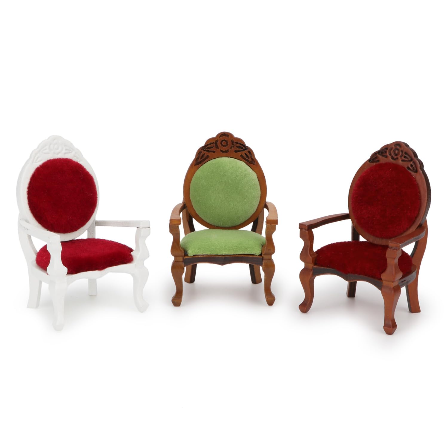 Amazon | ドールハウスチェア ミニチュア家具 レトロ ヴィンテージ