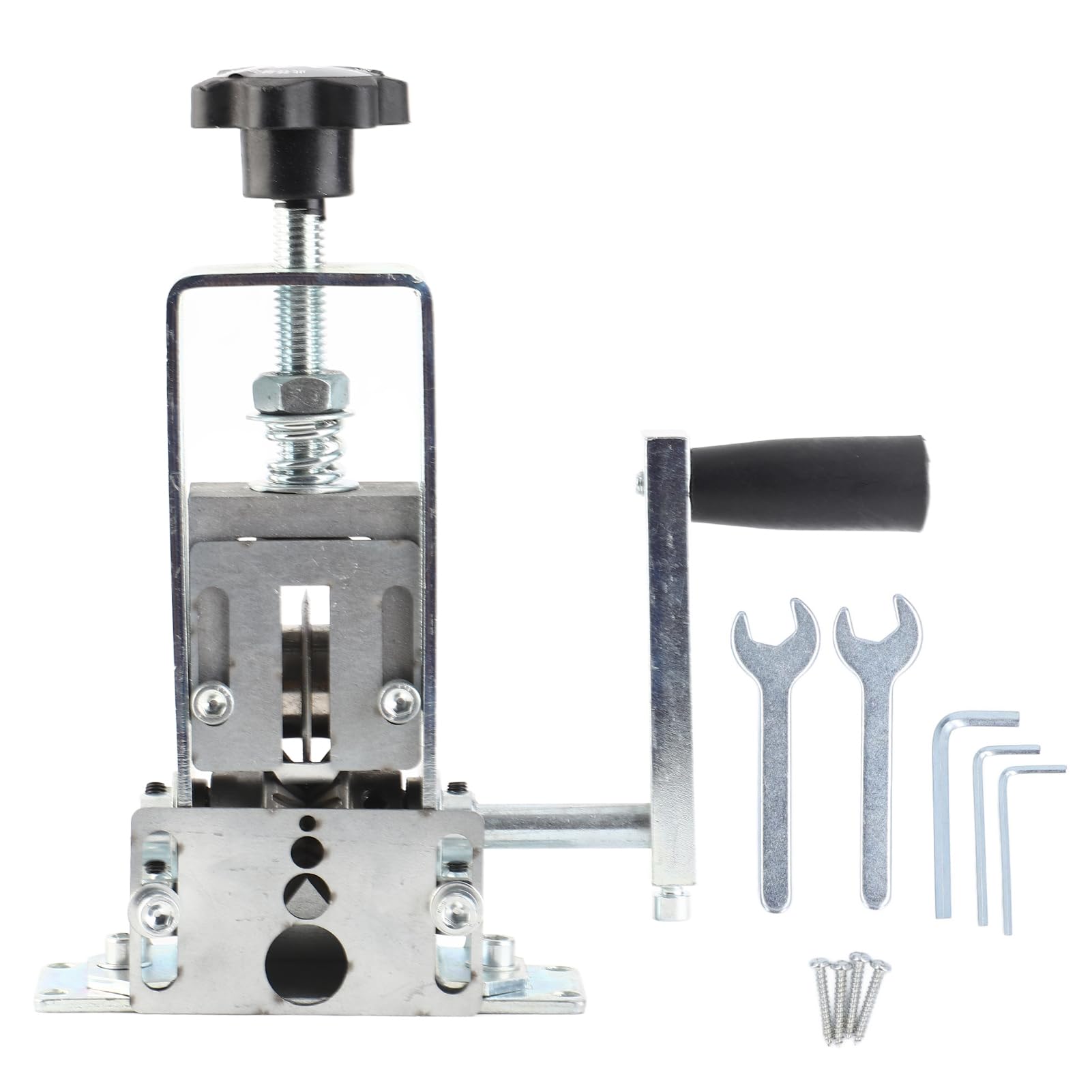 Pelacables de doble potencia manual y alimentada por taladro, tiras de 1 mm a 21 mm, cuchillas de acero resistente, ajustable para manitas y profesionales