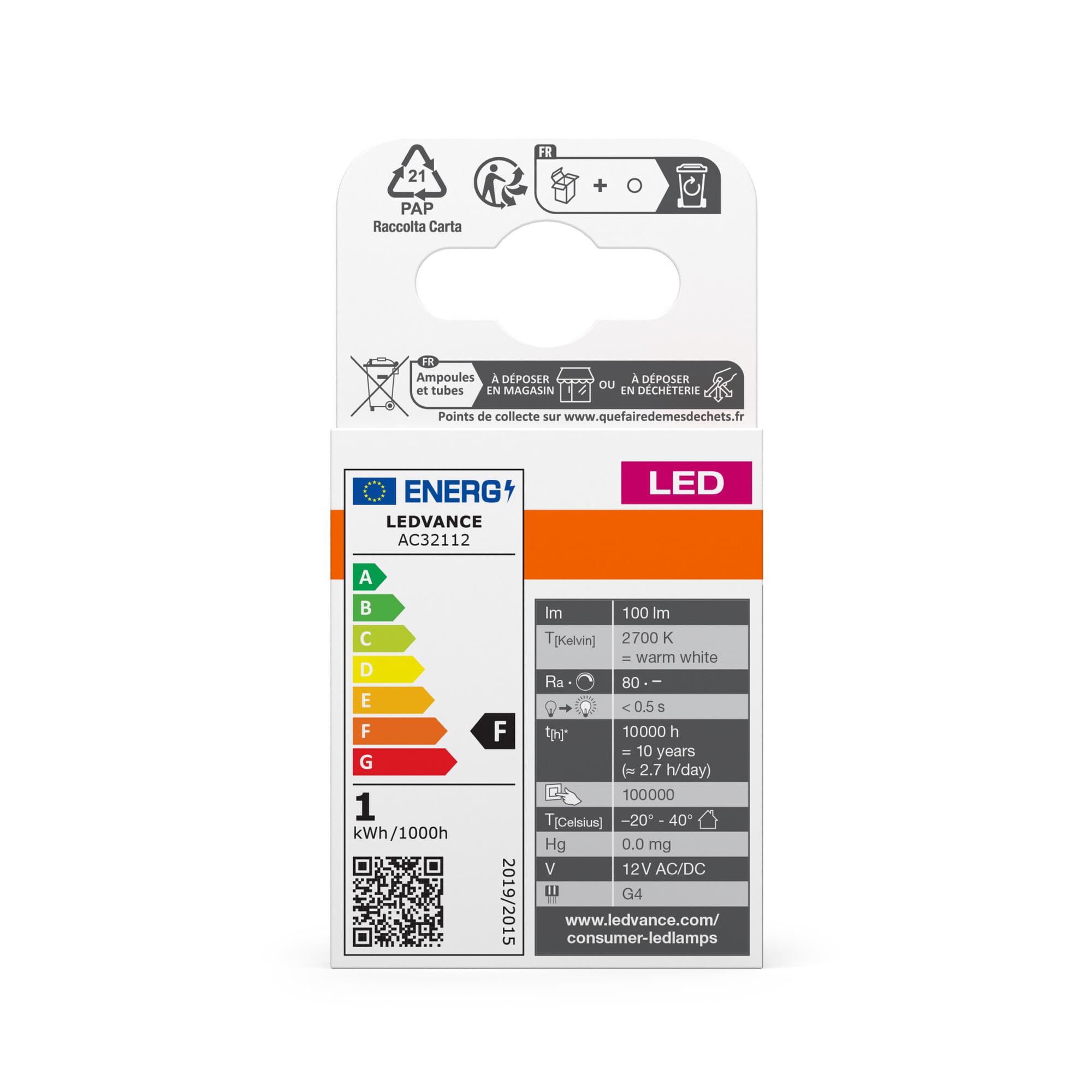 OSRAM LED BASE PIN MICRO, paquete de 50 bombillas de baja tensión, | , LED Lamps, 10.00 Millimetres dia, , Paquete de 50