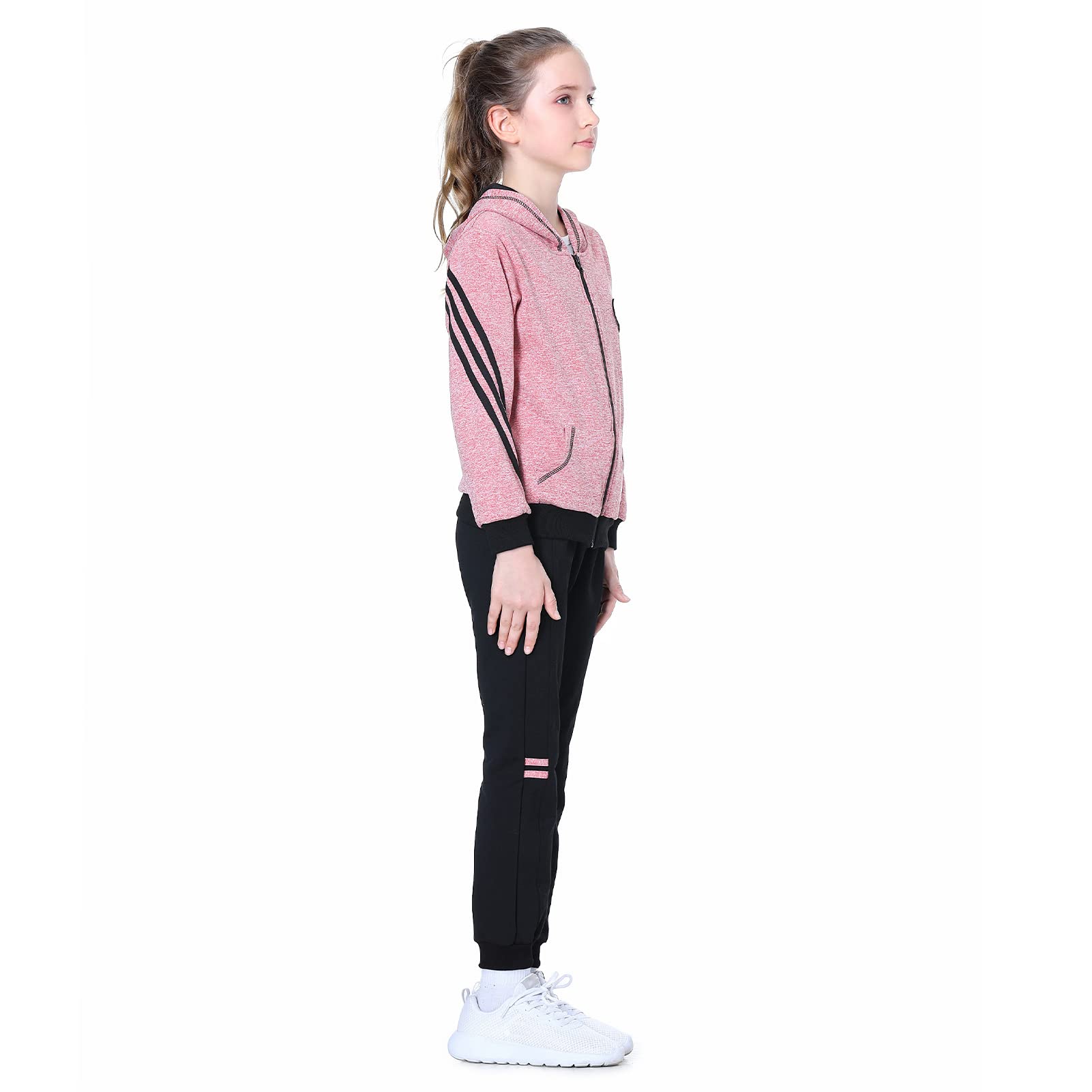 Tuta da jogging per bambini, 2/3 pezzi, per sport e jogging, 3-16 anni
