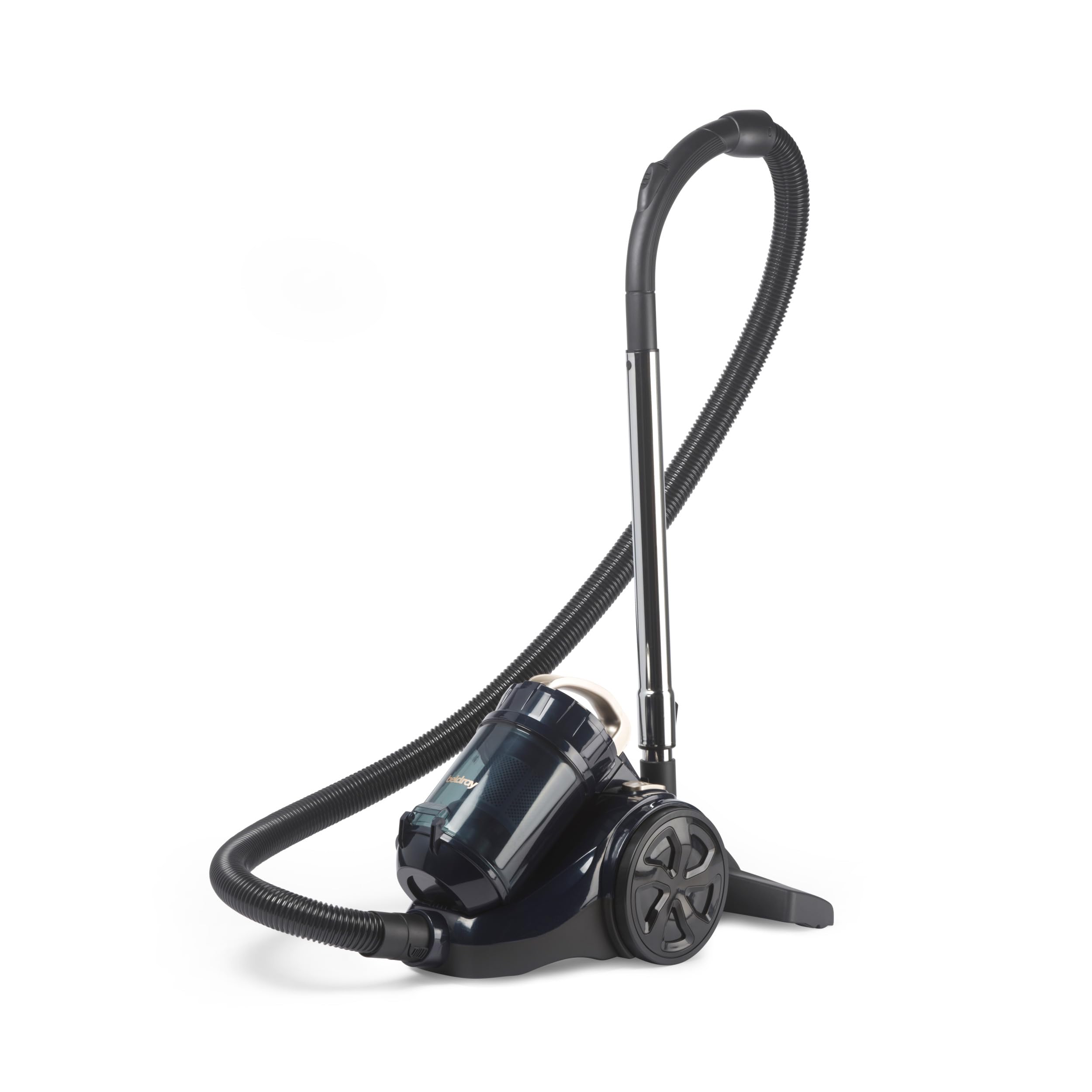 Beldray Compact Power Cylinder Vacuum Cleaner - 800W Bagless Cyclonic Suction, 2L Dust Tank, HEPA Filter, Multi-Surface Floor Head for Carpets & Hard Floors, Telescopic Tube, 5m Cord, Crevice Tool