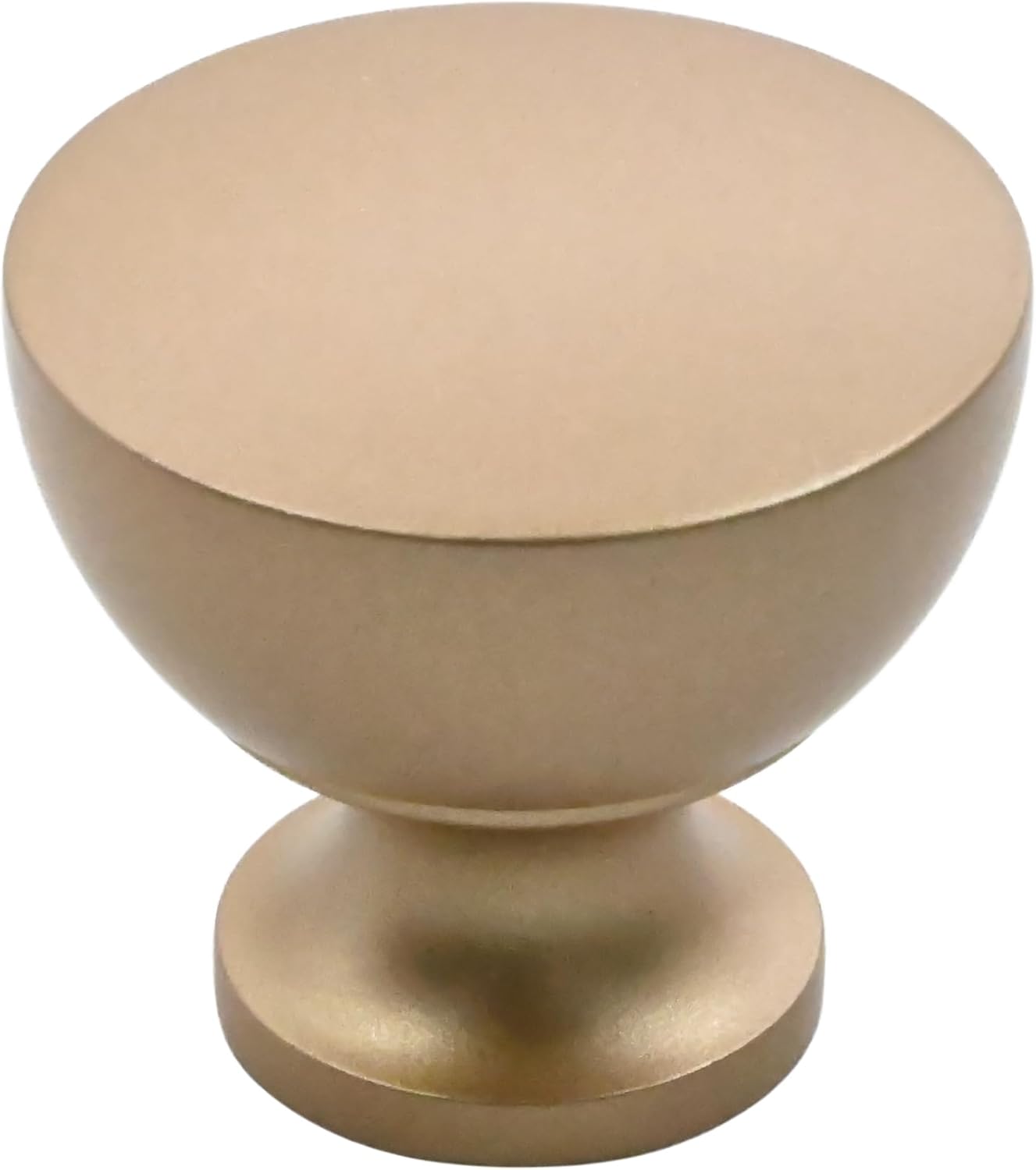 Alzassbg 10 Pack Brushed Antique Brass Cabinet Knobs, 1-1/4 Inch(31.5mm) Diameter Flat Round Kitchen Knobs for Cabinets and Drawers AL6013AB