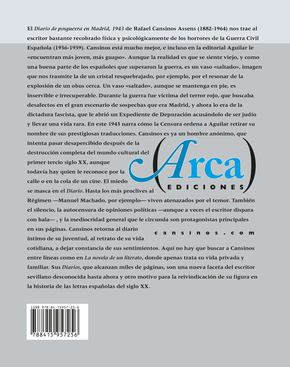 Diario de posguerra en Madrid, 1943: 20 (Arca Ediciones)