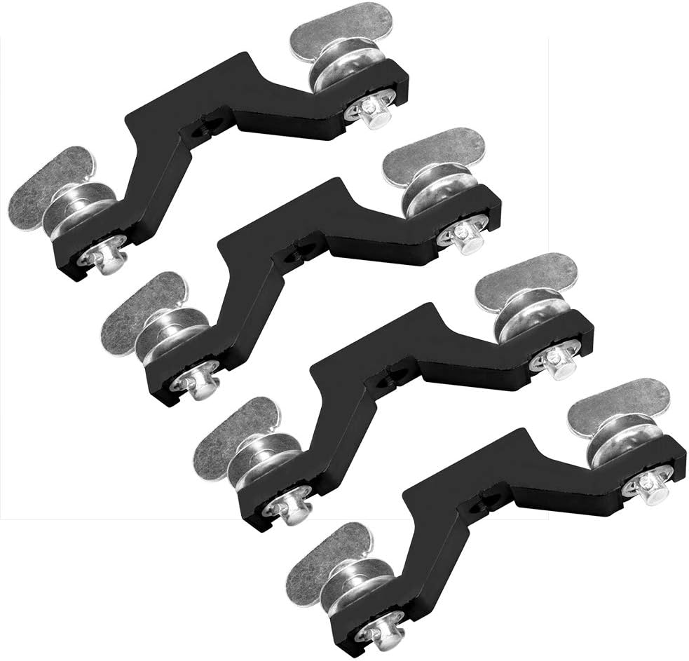 4 Pcs Moving Head Light Bridge Truss Clamp, Mounting Spacing 5-1/2", Fast-Lock Connector Bracket, Max Load 330lbs