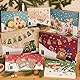 LIVAIA DIY Adventskalender zum Befüllen - 24 kleine Geschenkboxen mit Stickern - Bastelset für Weihnachten 2025 - Persönlicher Weihnachtskalender zum Selbstgestalten
