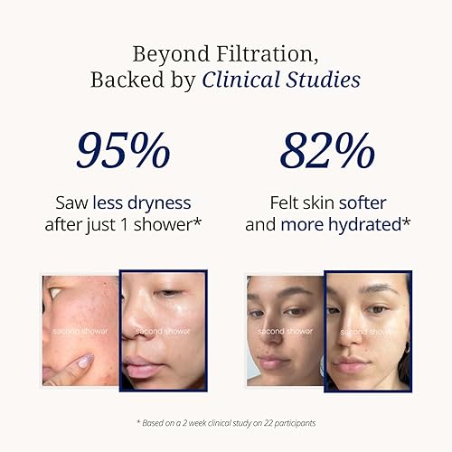 Miniatura 2 de SecondShower - Filtro clínicamente probado para la salud de la piel, elimina el 99% del cloro y la cloramina, filtración certificada NSF para agua