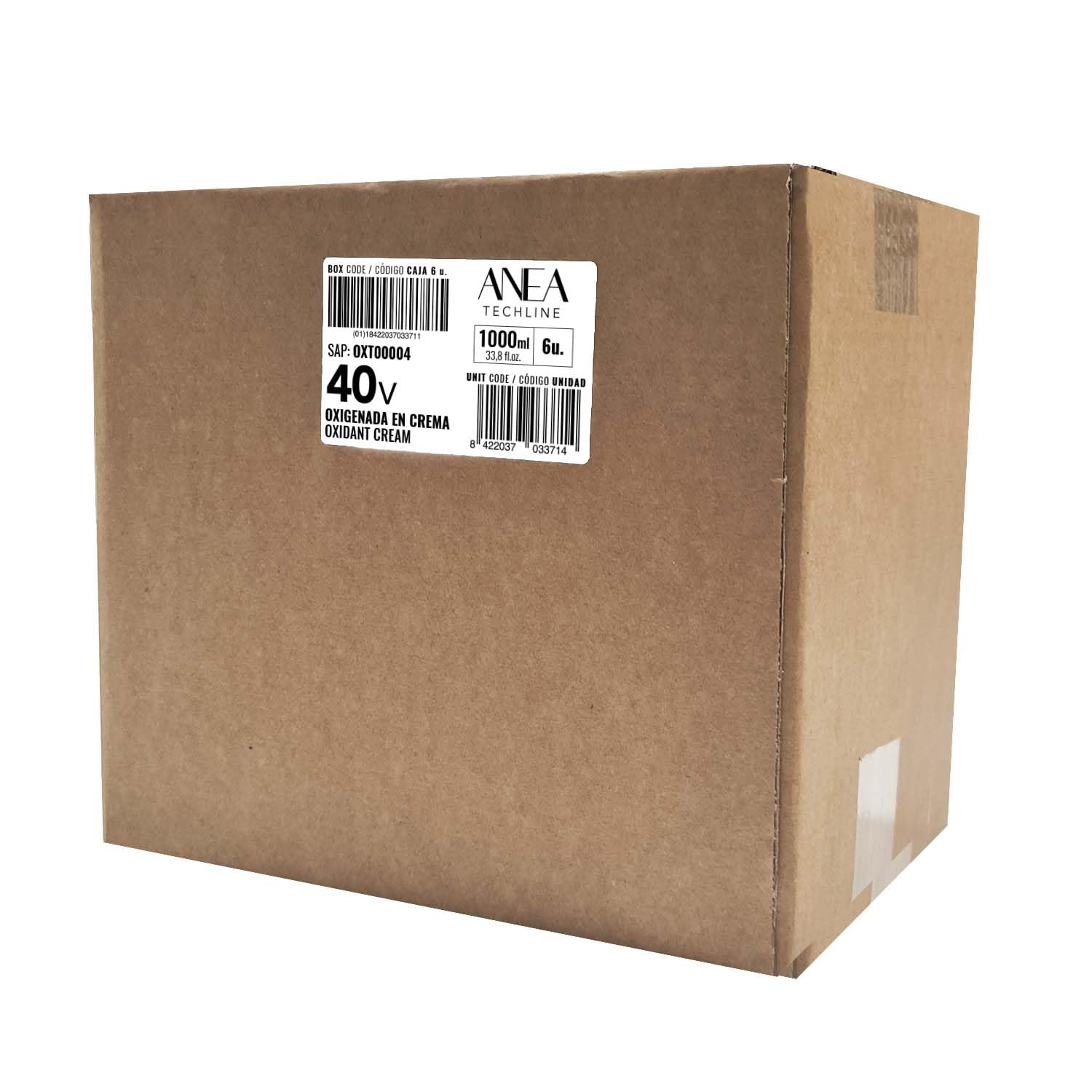 Anea Techline Oxigenada en Crema 40 volúmenes 12% 1000 ml Fórmula Vegana
