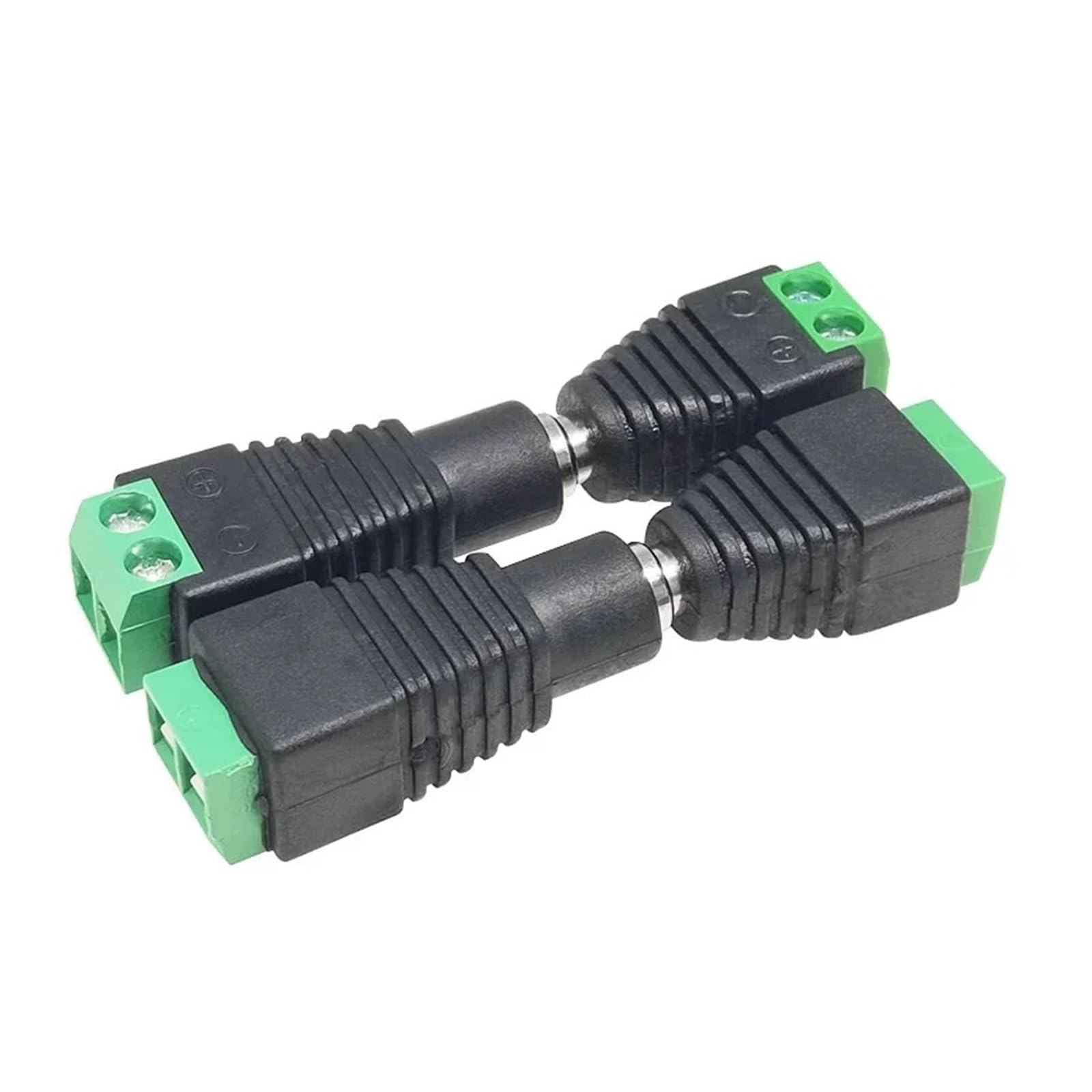 Złącze zasilania DC wtyczka jack 2,1 x 5,5 mm męski żeński adapter do kamery CCTV taśma LED 5 szt. (5,5 x 2,1 mm męski, 20 szt.)