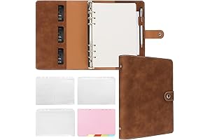 FYY Removable Pages Leather A5 Binder Notebook