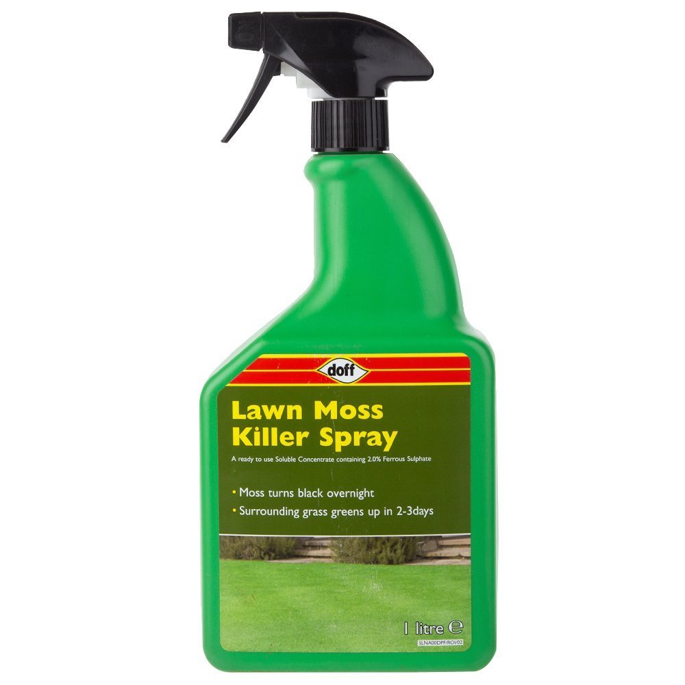 1 x Doff Lawn Moss Killer Spray Garden Treatment 1 Litre Amazon