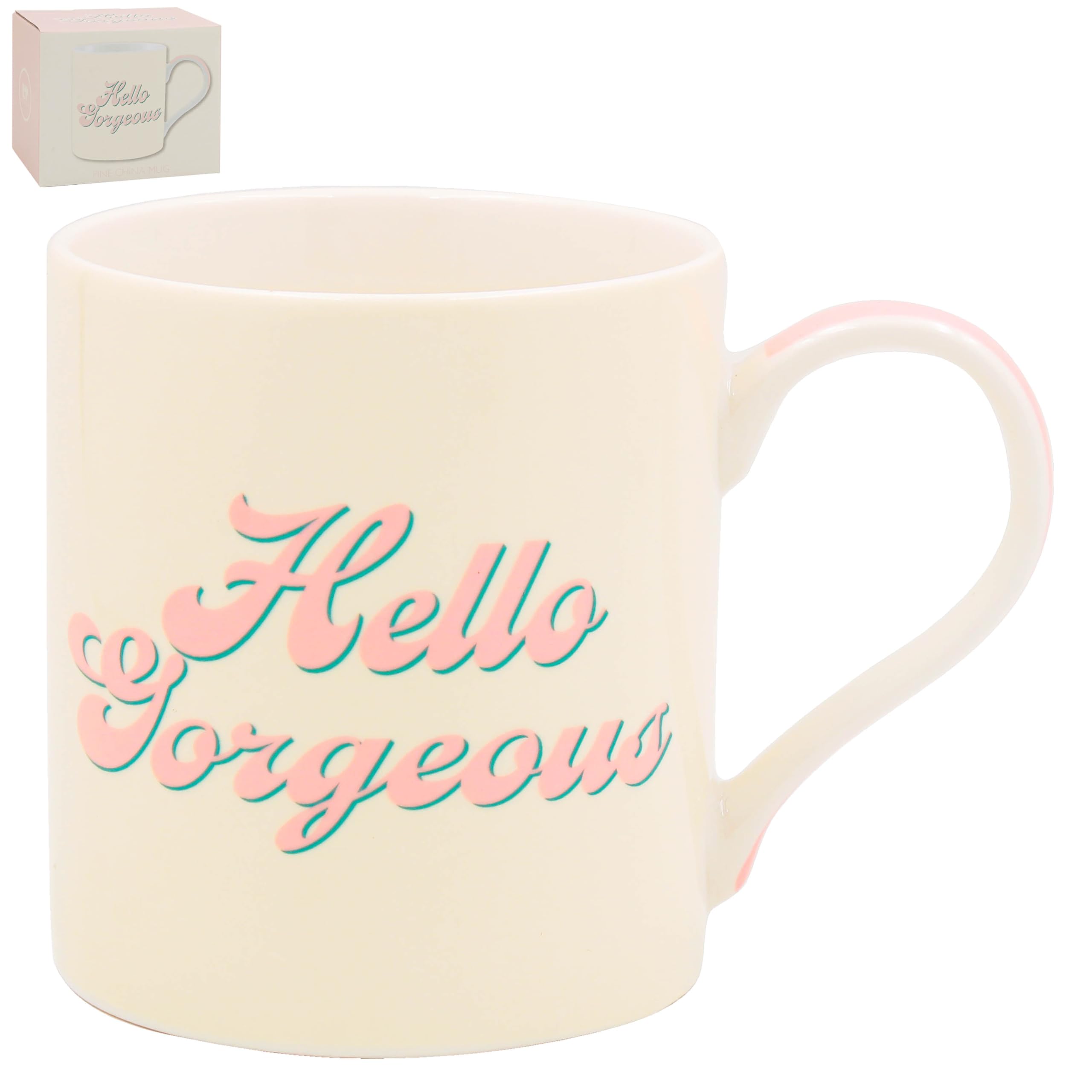 Lesser & Pavey His N Hers Hello Gorgeous Mug 350ml