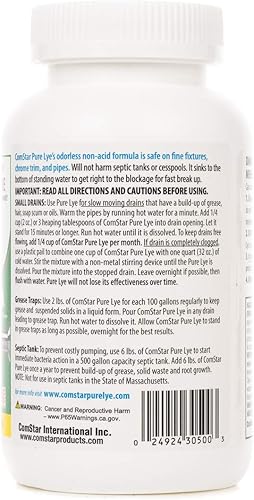 Miniatura 2 de ComStar 024924305003 - Perlas de lejía para destapacaños, 1 libra