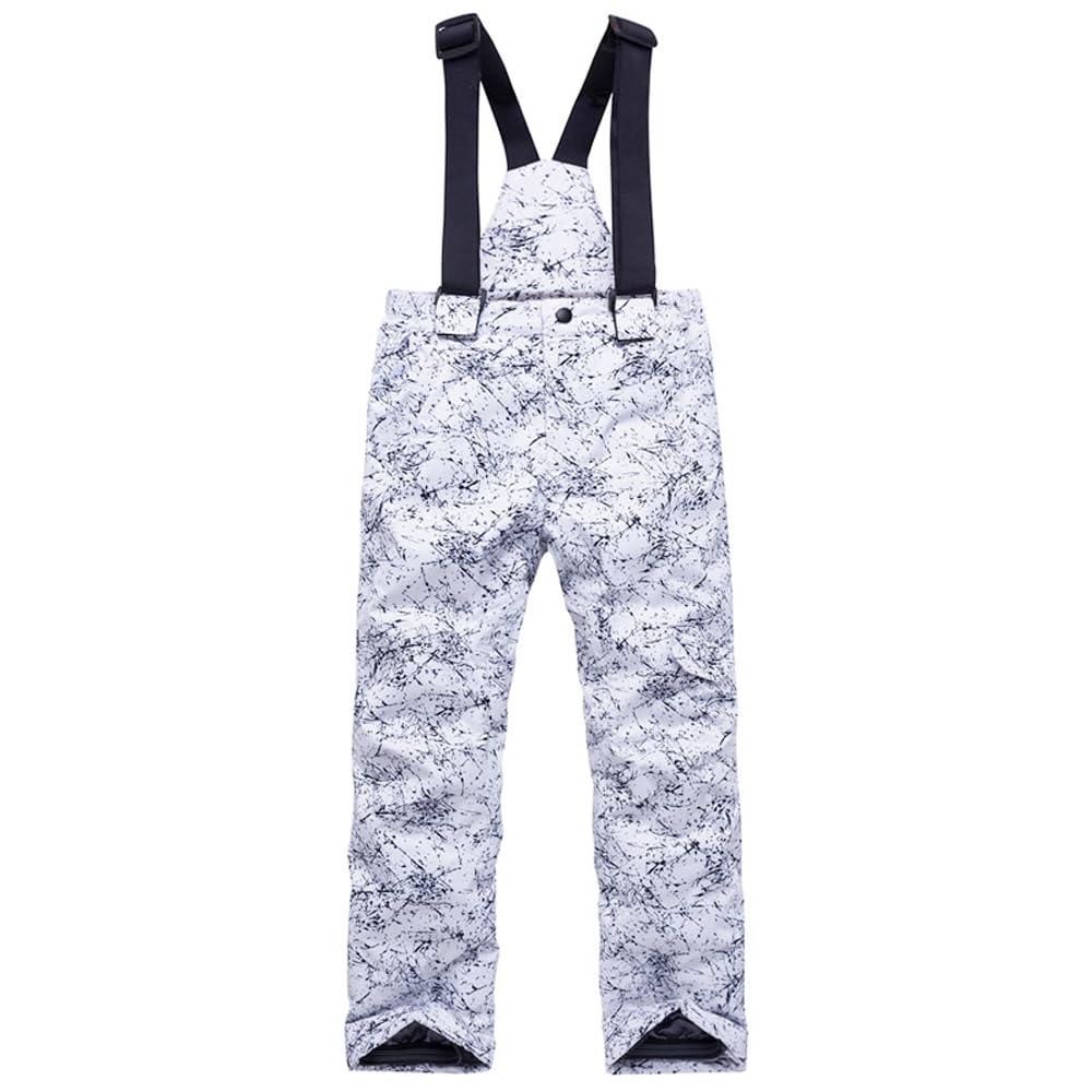 HUIOP Pantalons de Neige Pantalons de Ski Chauds imperméables pour Enfants pour garçons/Filles,Pantalons de Neige pour Enfants