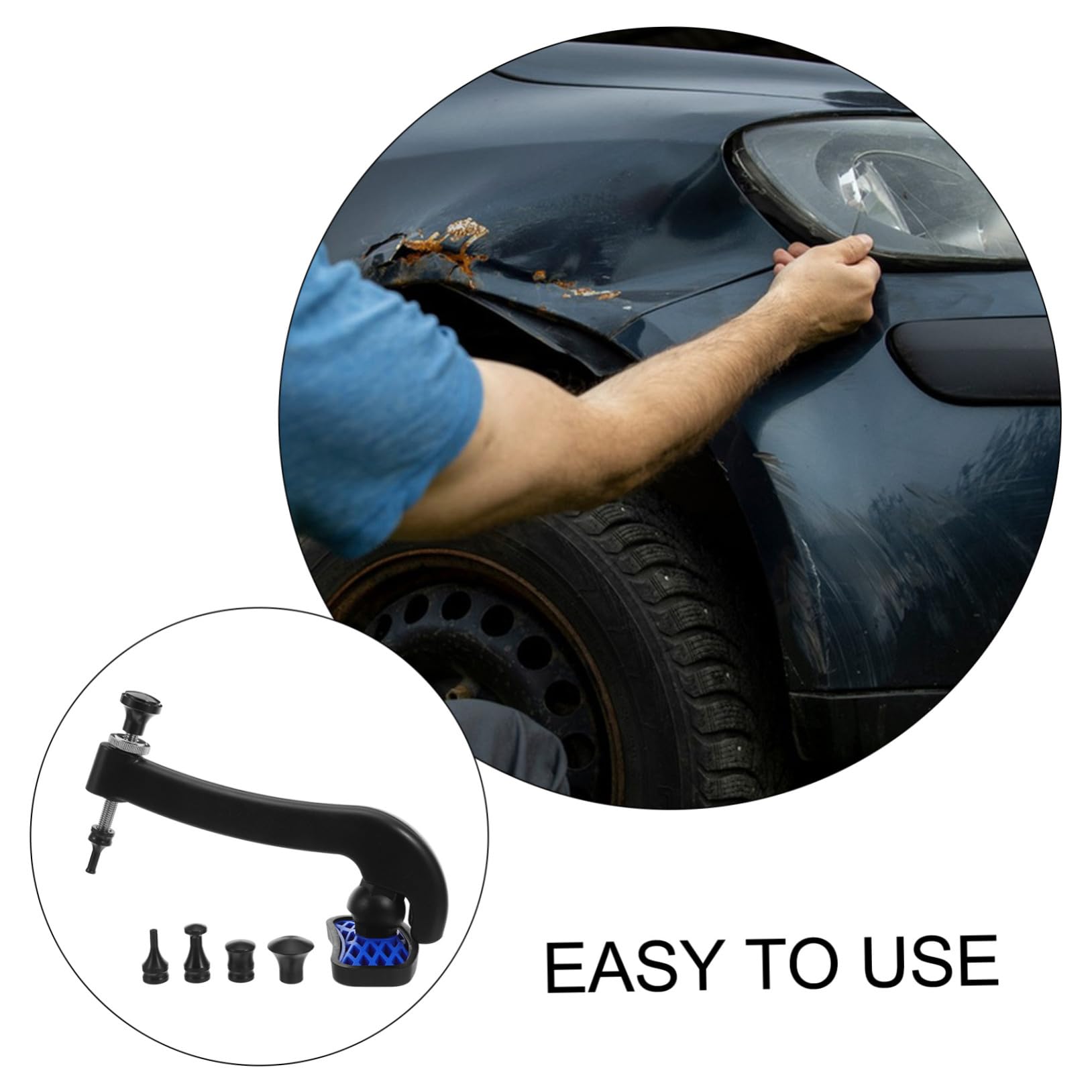 Attrezzi per Auto Restauratore di Pannelli di Precisione Accessori per La Riparazione di Ammaccature Auto Kit di Riparazione Portatile