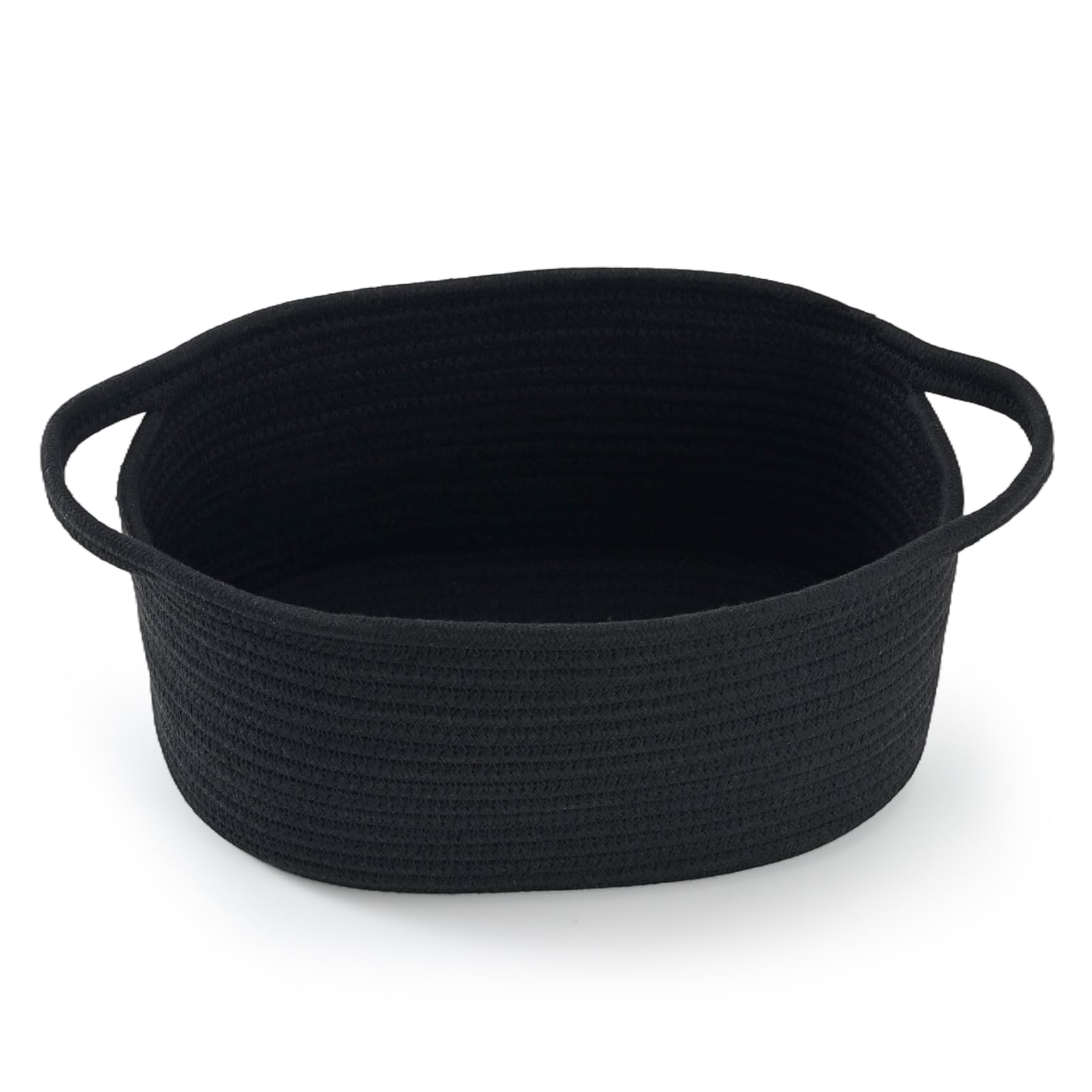 Happyiren Woven Empty Gift Basket with Handles – Perfect for Graduation, Teacher Appreciation, Birthdays & Special Occasions, Black Decorative Storage Container for Gifts, Toys, or Essentials