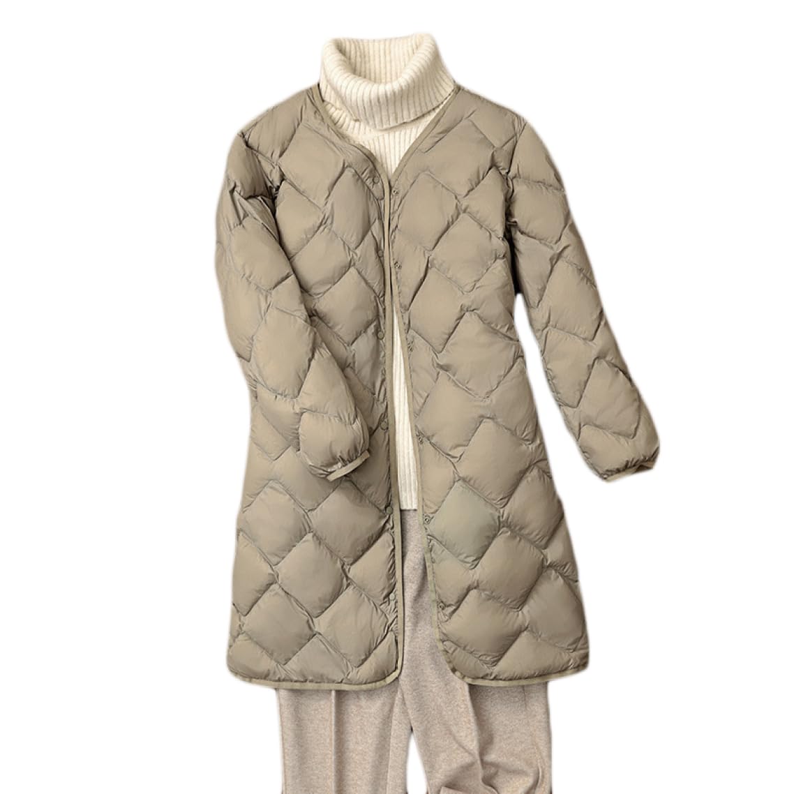 Amazon | [CZLZY] キルティング ジャケット レディース ダウン