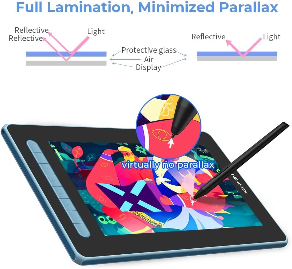 XPPEN Drawing Tablet with Screen Artist 12 (2nd Gen) Graphics Pen Tablet 11.6″ Drawing Monitor