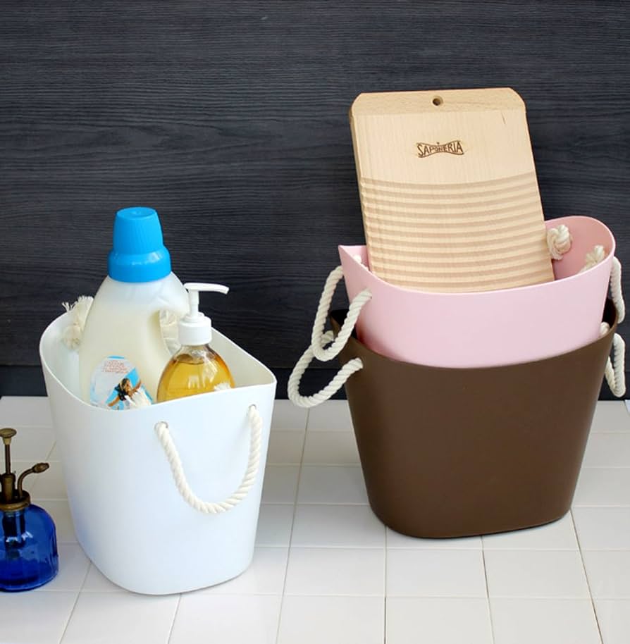 Amazon.co.jp: 八幡化成 マルチバスケット ホワイト S 7L