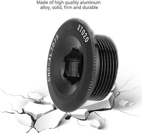 Miniatura 4 de Fydun Manivela de extremo, brazo de manivela para bicicleta de montaña y carretera, tapa de soporte M20 x 10, tornillo de manivela Tornillos de eje