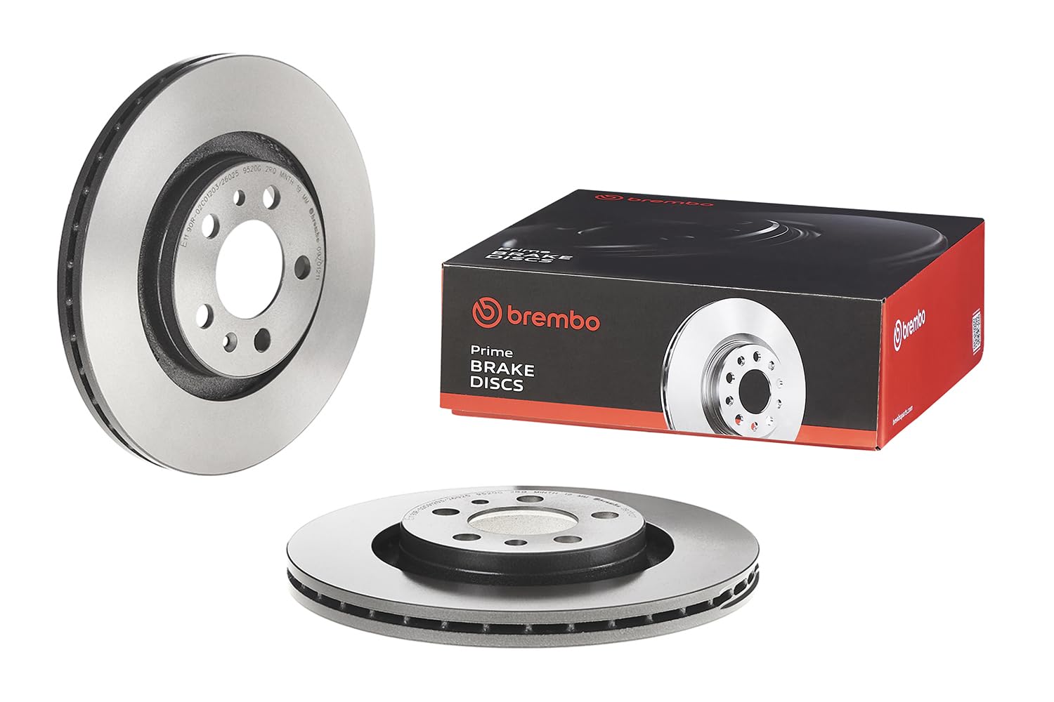 Brembo 09.7012.11 - Disco Freno con Verniciatura UV (Set di 2) - Anteriore