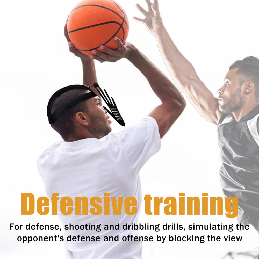 Masque Défensif de Basket-Ball, Protection du Visage de Basket-Ball, Casque d'entraînement Basket-Ball Réglable, équipement Entraînement Défensif pour l'entraînement au Tir et au Dribble