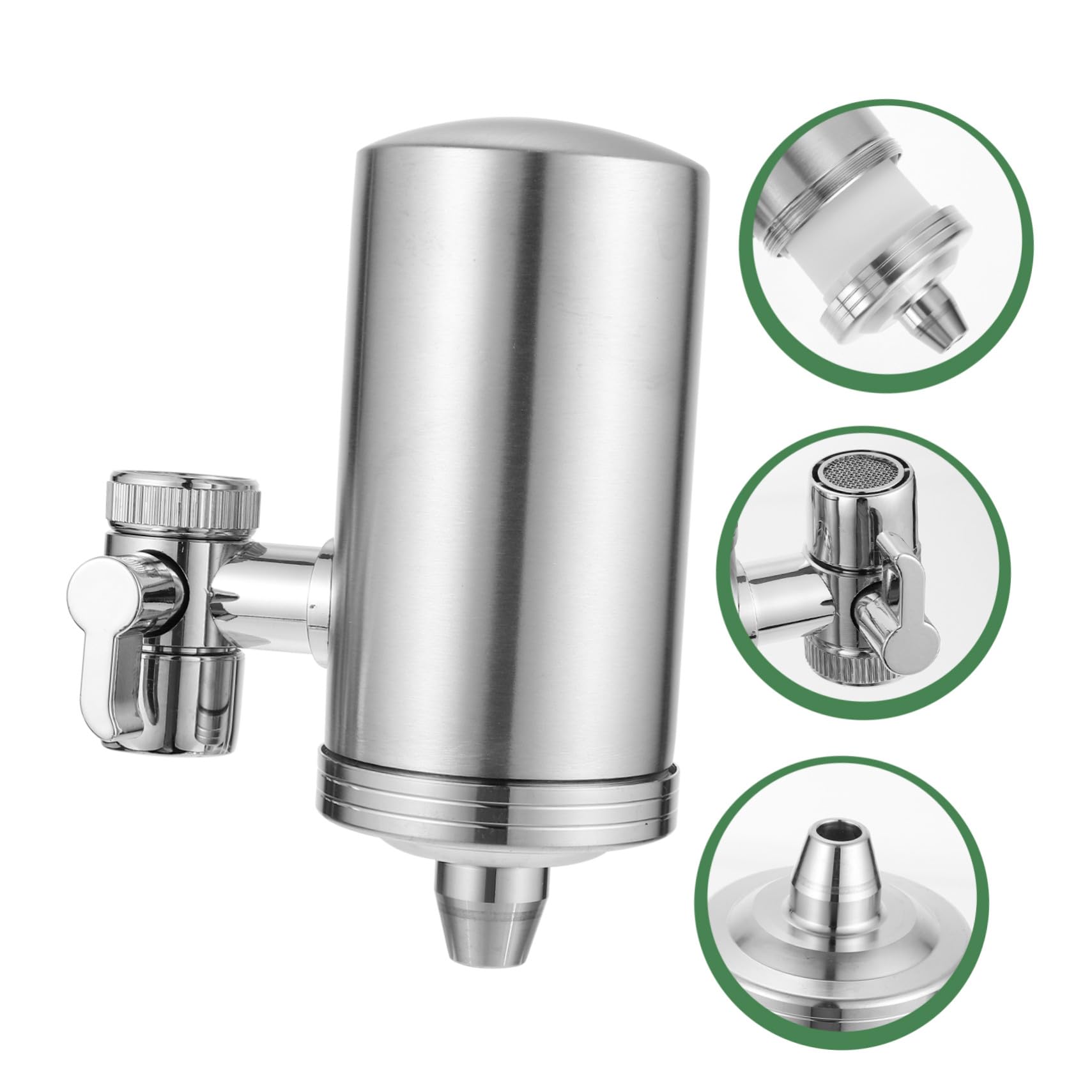Purificateur Eau pour Robinet de Cuisine Filtre pour Évier avec Filtration Physique sans Électricité Goût et Odeur Installation Rapide et Longue Durée