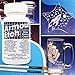 Armour Etch Glass Etching Cream Kit - Create Permanently Etched Designs - 10oz Net Weight - Bundled with Moshify Application Brushes