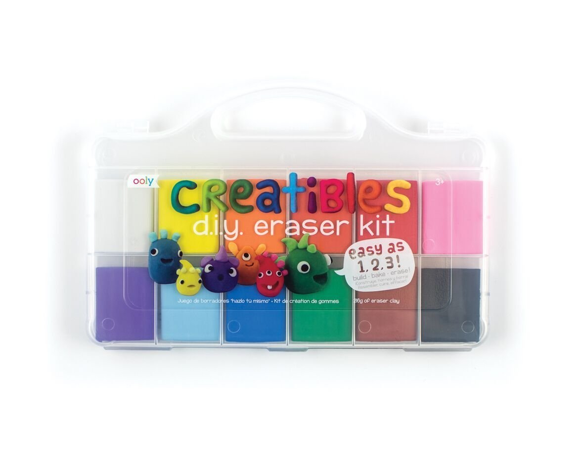 OOLY, Creatibles DIY Erasers, Set of 12 (161-001)