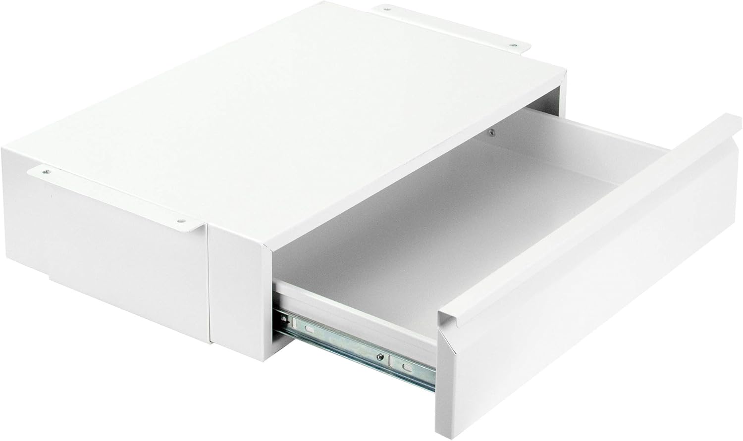 VIVO White 18 inch Office Mounted Sliding Under Desk Pullout Drawer