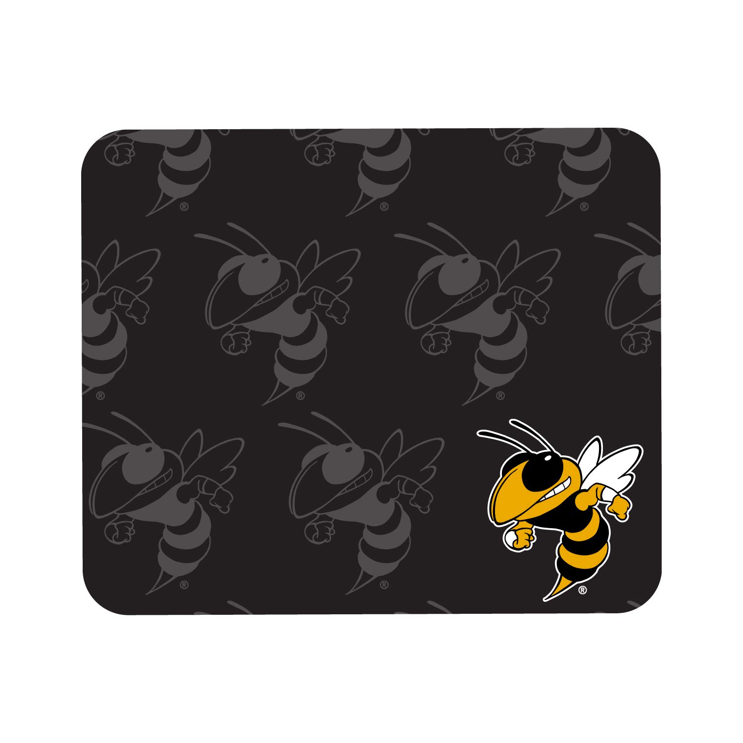 OTM Essentials Georgia Institute of Technology Standard Fabric Mouse Pad, Desk Accessories, Standard Fabric Gaming Mouse Pad, Mascot Repeat V1
