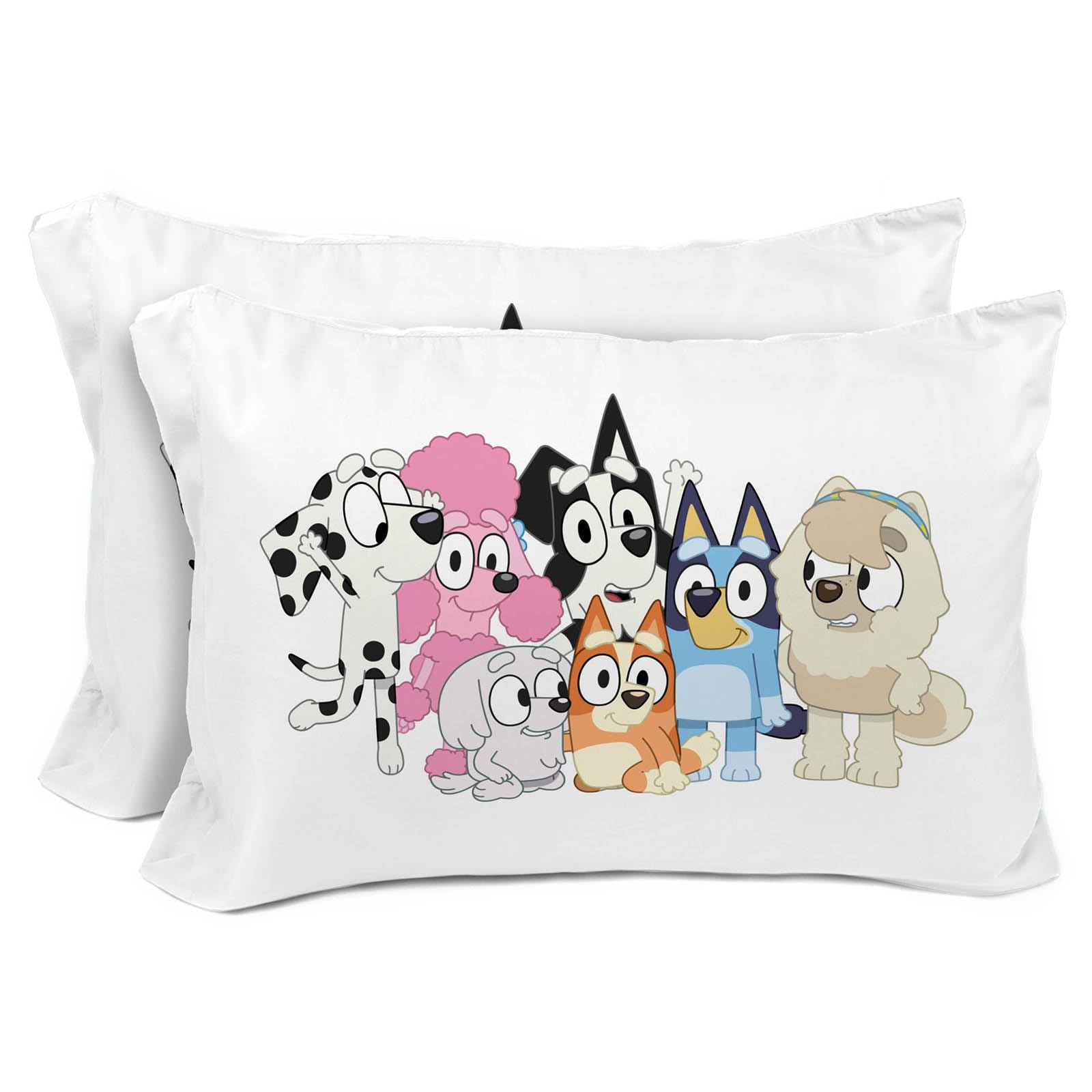 Sunny Side Up Bluey & Bingo Reversible Pillowcases