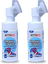 KITTO Sneaker Cleaning 150ml Kit For All Shoe Types | Sneaker Shoes Cleaner | Leather, Suede, Canvas, Vinyl, Rubber, Cotton & Sports Shoes Cleaner| Cleaning Brush Included| 150 ml