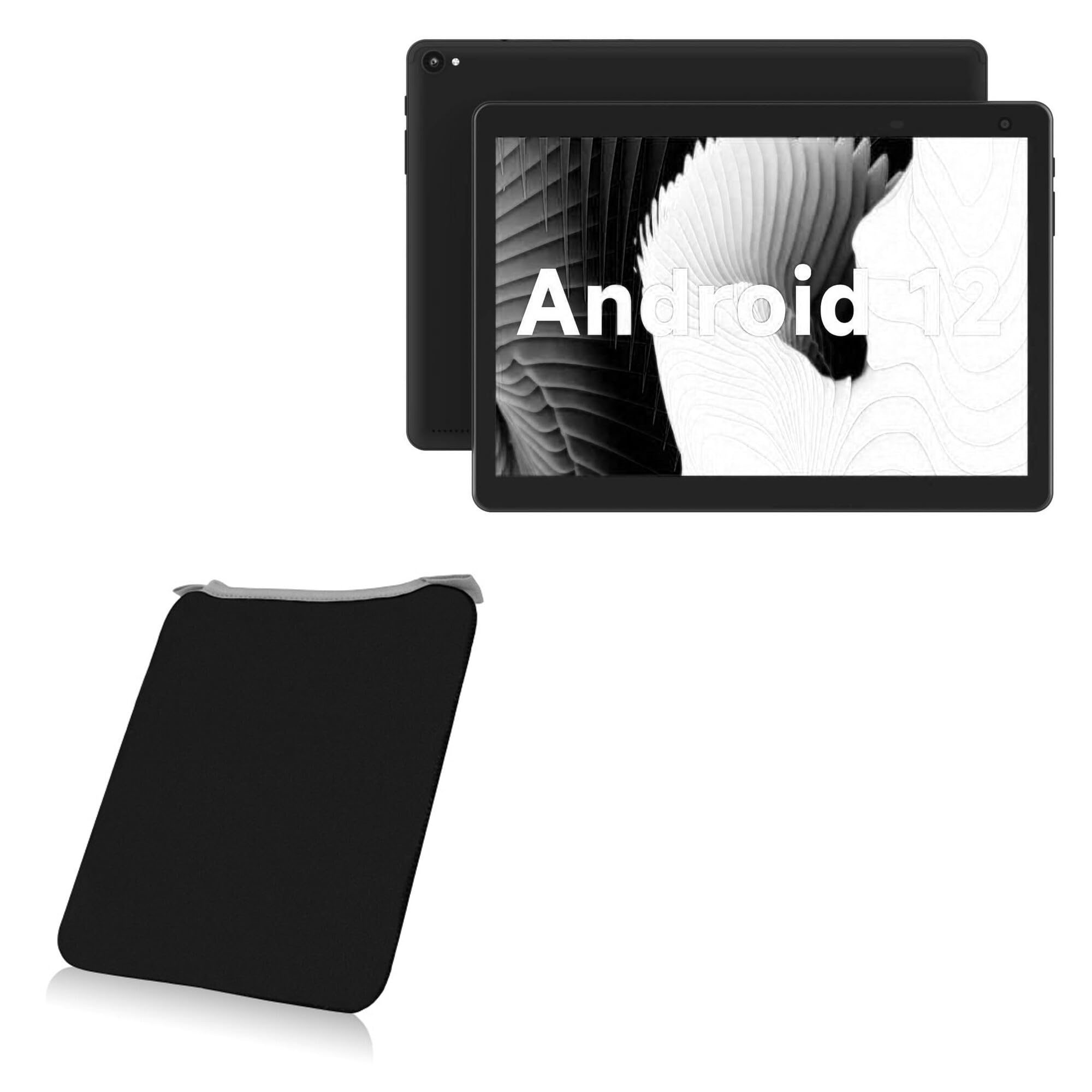 BoxWave Case Compatible with Coopers CP10 (10 in) - SlipSuit, Soft Slim Neoprene Pouch Protective Case Cover - Jet Black