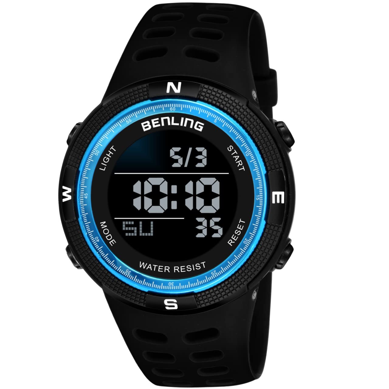 Benling Sports Watch, Water Resistance with Alarm and Stopwatch Wrist Watch for Men and Boys, Black (B0BVZY4978) Amazon Price History, Amazon Price Tracker