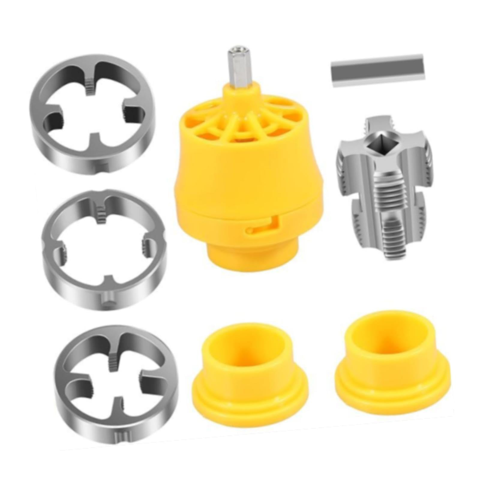 Kit de filetage de tuyau en PVC 3 filières outil à main de plomberie manuel
