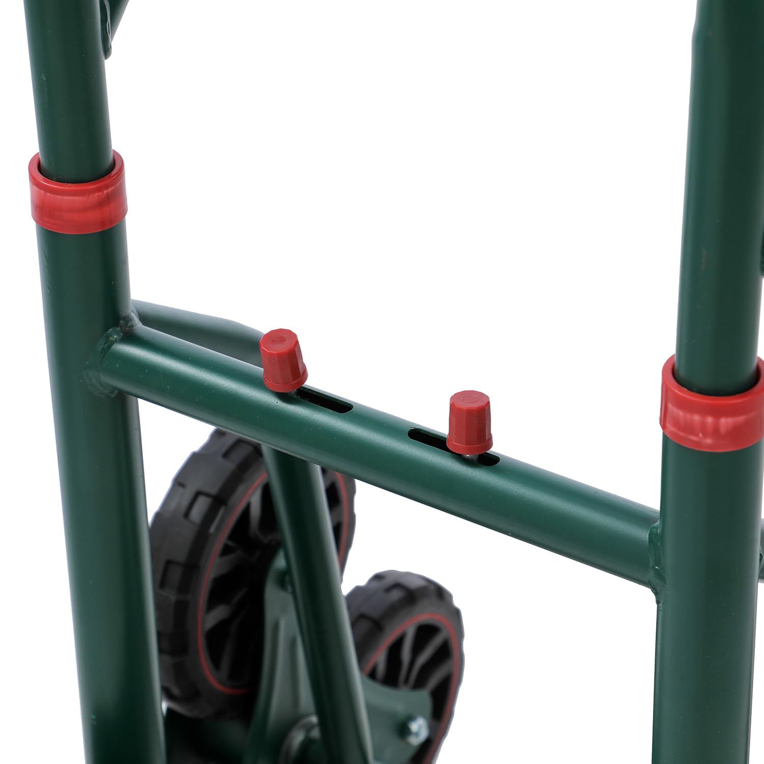 KATSU Tools Carretilla de mano plegable para subir escaleras, carga de 150 kg, 6 ruedas, altura ajustable, mango telescópico, carrito de entrega de paquetes de carga